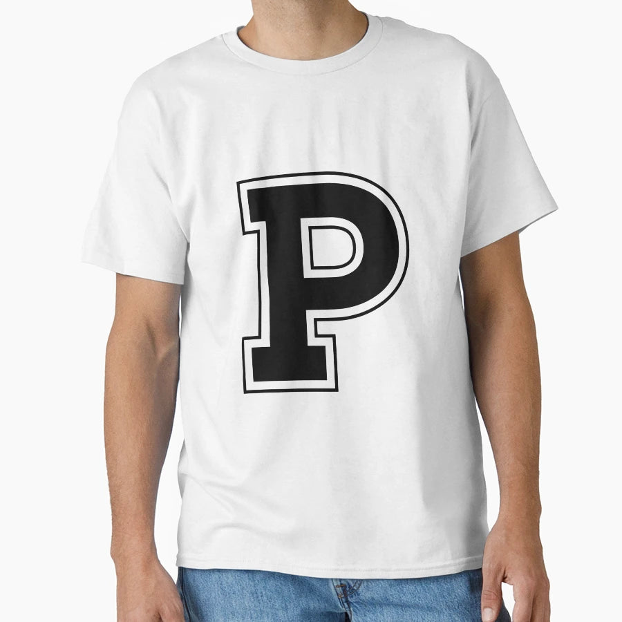 Letter P T-Shirt - Fun Novelty Design Men Women - T-Shirt, Sweatshirt, Hoodie