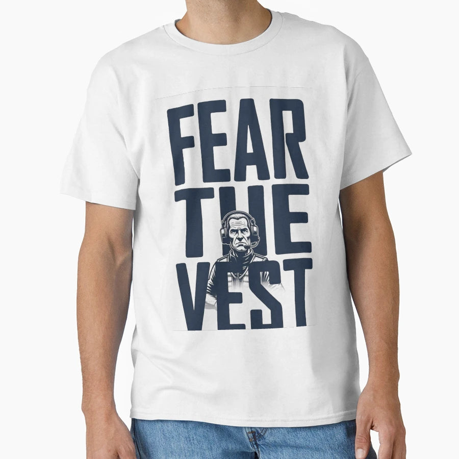 Fear Vest Racing Coach Motivational T-Shirt - Custom Art Print for Adults - T-Shirt, Sweatshirt, Hoodie