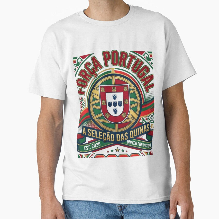 Forca Portugal by Ink Co - Adult & Kids T-Shirts, Sweatshirts & Hoodies apparel design preview 1