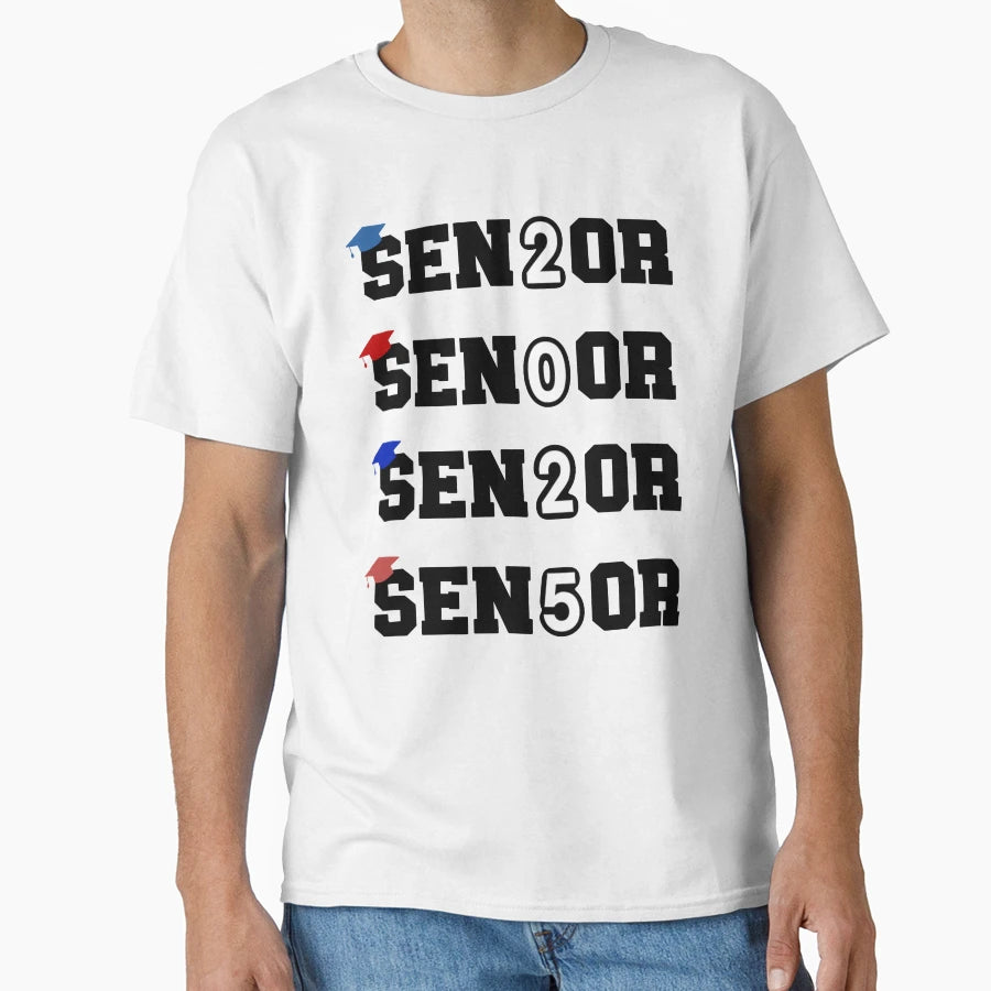 Senior 2025 T-Shirt - Aesthetic Graphic for Adults - T-Shirt, Sweatshirt, Hoodie