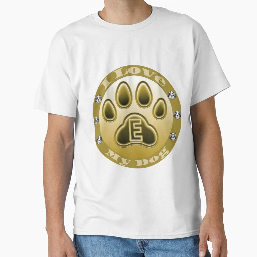 Love Dog E T-Shirt - Novelty Apparel Men Women - T-Shirt, Sweatshirt, Hoodie
