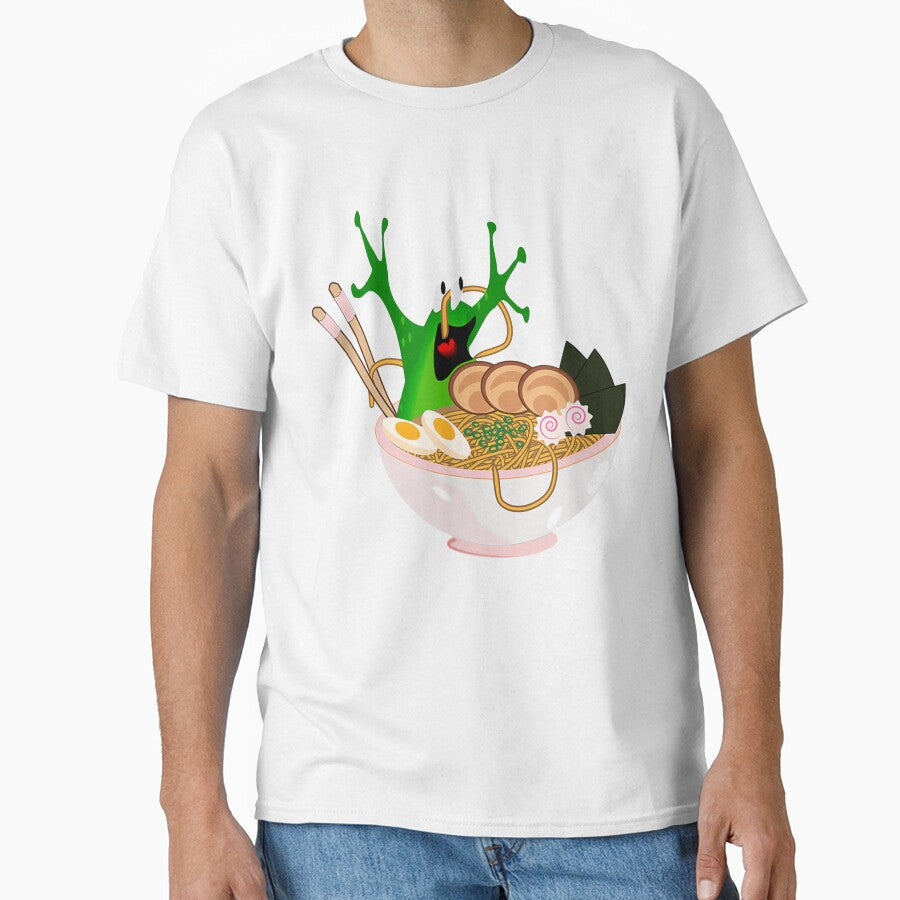 Happy Flying Frog Ramen Kawai Anime for Women Men - Adult & Kids T-Shirts, Sweatshirts & Hoodies apparel design preview 1