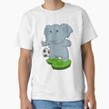 Elephant Soccer Player Soccer Sports T-Shirt - Minimalist Print Unisex - T-Shirt, Sweatshirt, Hoodie