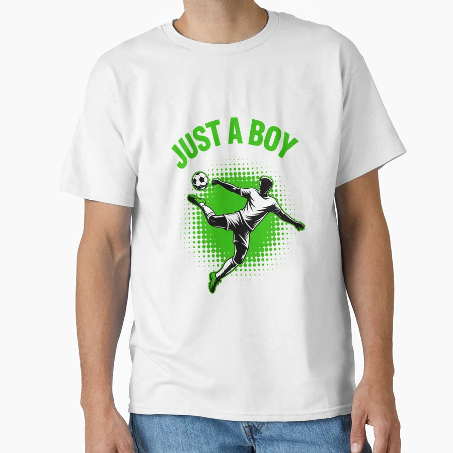Just Who Loves Soccer Player T-Shirt - Aesthetic Graphic for Adults - T-Shirt, Sweatshirt, Hoodie