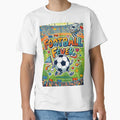 Football Fever Cartoon Stadium Mascot T-Shirt - Minimalist Print Unisex - T-Shirt, Sweatshirt, Hoodie