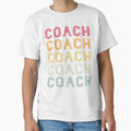 Coach Wordmark Pattern Tainer Sport T-Shirt - Custom Art Print Unisex - T-Shirt, Sweatshirt, Hoodie