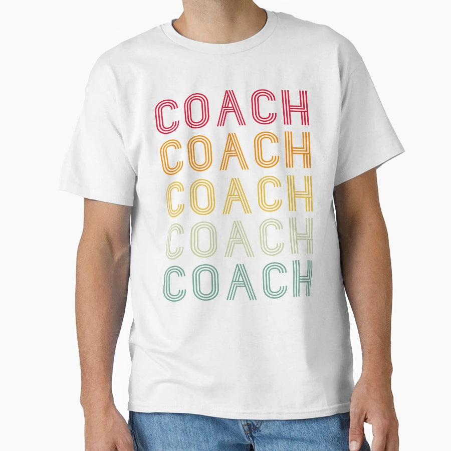 Coach Wordmark Pattern Tainer Sport T-Shirt - Custom Art Print Unisex - T-Shirt, Sweatshirt, Hoodie