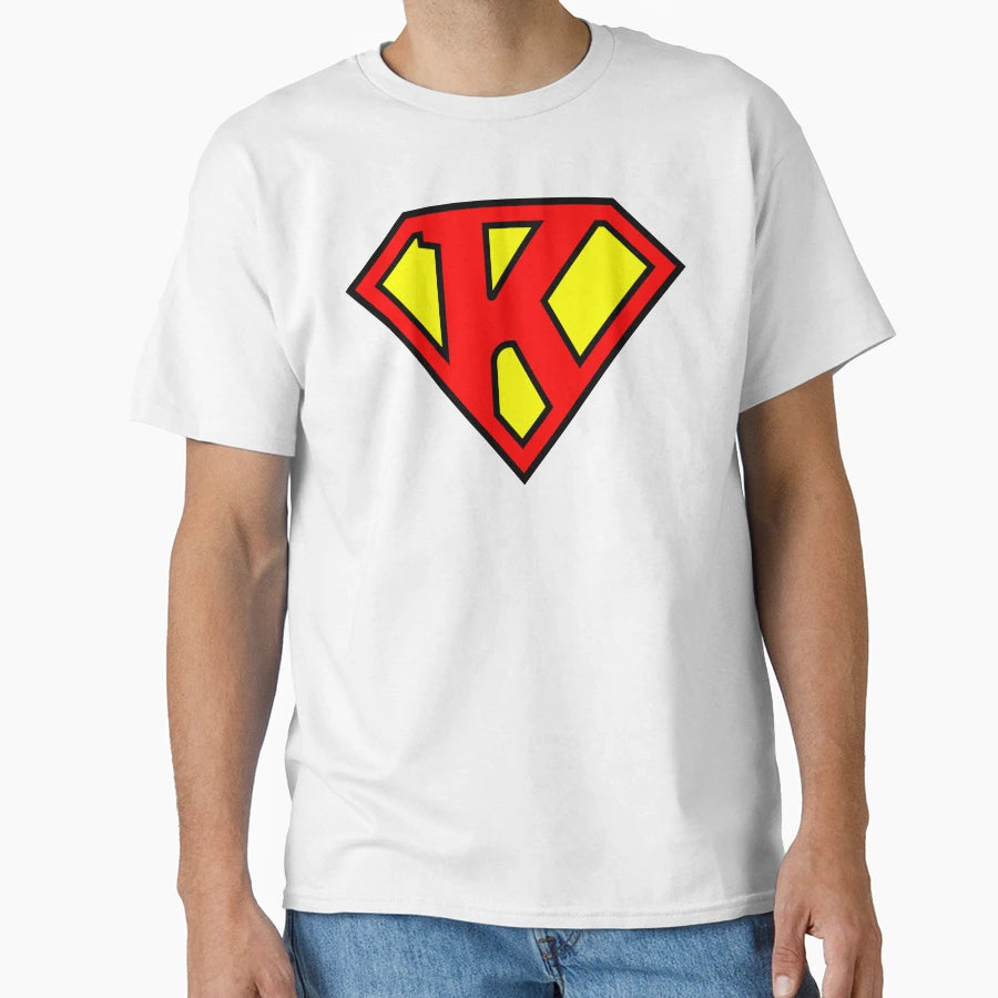 Letter K Super Letter Vol 1 T-Shirt - Minimalist Print Men Women - T-Shirt, Sweatshirt, Hoodie