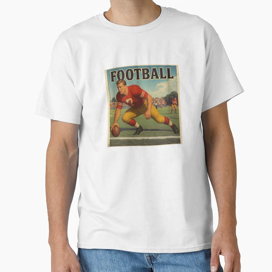 American Football T-Shirt - Graphic Print Unisex - T-Shirt, Sweatshirt, Hoodie