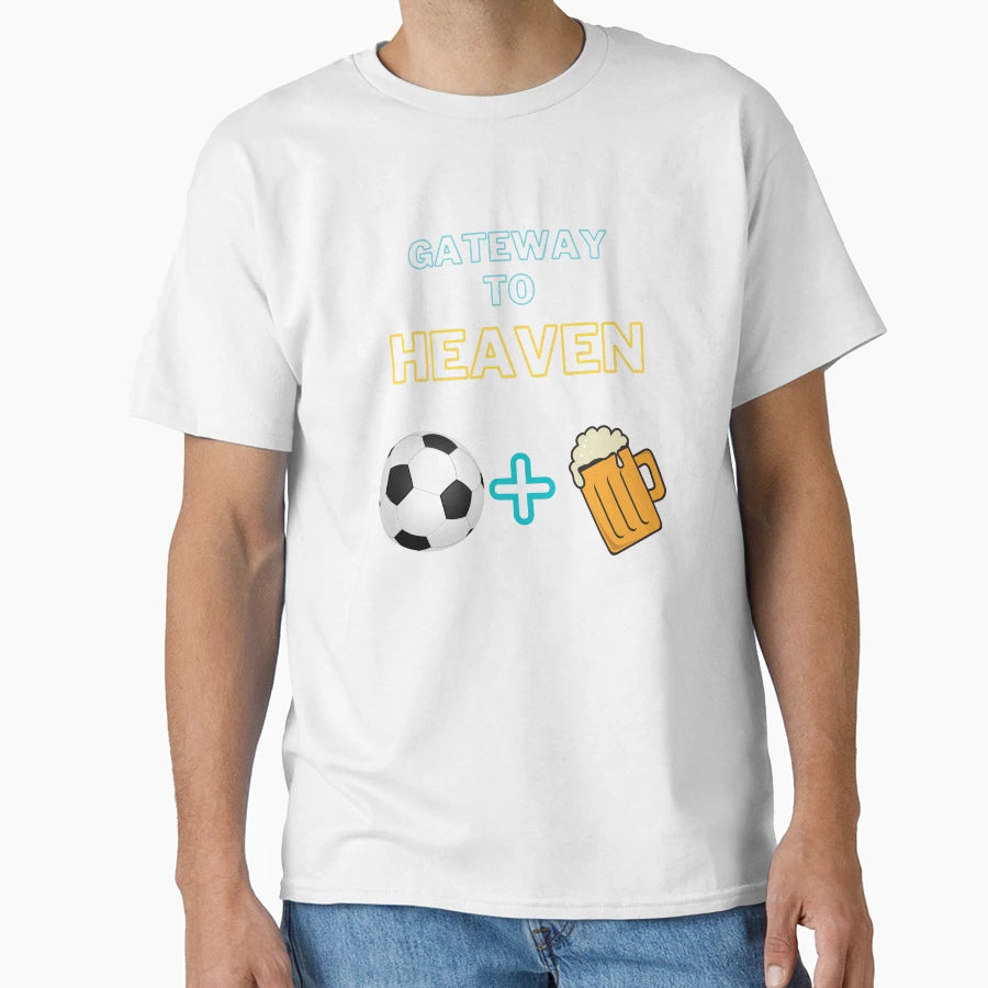 Football And Beer T-Shirt - Casual Everyday Wear for Adults - T-Shirt, Sweatshirt, Hoodie