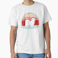 American Eskimo Dog Retro Vintage 80s Style Gift Love - Adult & Kids T-Shirts, Sweatshirts & Hoodies apparel design preview 1