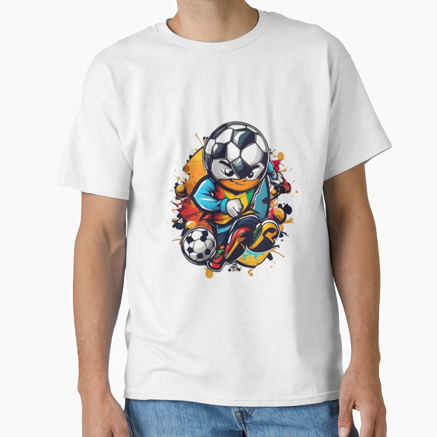 Animated Soccer Legends Epic Field T-Shirt - Unique Graphic Men Women - T-Shirt, Sweatshirt, Hoodie