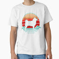 Akita Dog Puppy Retro Vintage Sunset Gift Love by - Adult & Kids T-Shirts, Sweatshirts & Hoodies apparel design preview 1