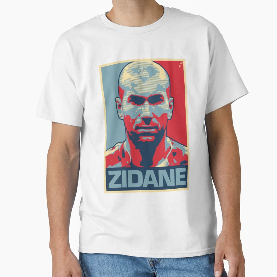 Zidane T-Shirt - Custom Art Print Unisex - T-Shirt, Sweatshirt, Hoodie