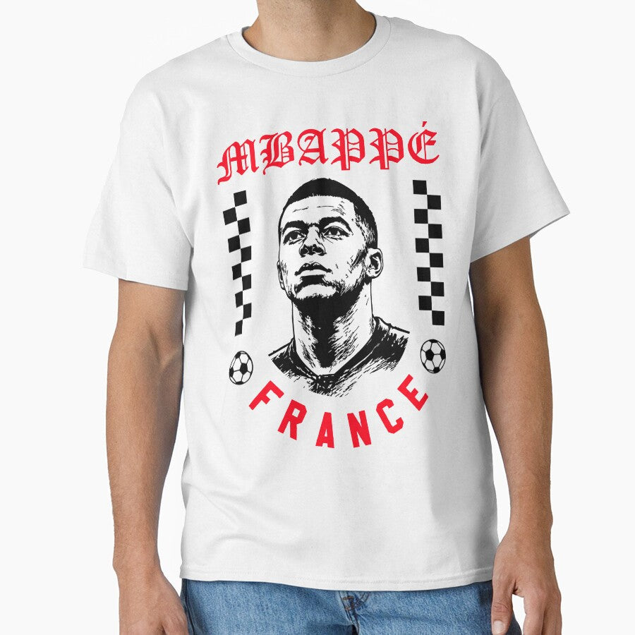 Mbappé France Football Design World Cup Soccer Fan - Adult & Kids T-Shirts, Sweatshirts & Hoodies apparel design preview 1