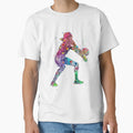 Volleyball Watercolor Painting T-Shirt - Casual Everyday Wear Men Women - T-Shirt, Sweatshirt, Hoodie