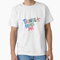 Travel Heals Me Cute Quote with Airplane - Adult & Kids T-Shirts, Sweatshirts & Hoodies apparel design preview 1