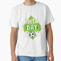 Soccer Birthday Soccer Theme Birthday T-Shirt - Minimalist Print Men Women - T-Shirt, Sweatshirt, Hoodie