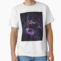 Dark Shadow Ninja Anime Sticker Purple Energy Warrior - Adult & Kids T-Shirts, Sweatshirts & Hoodies apparel design preview 1