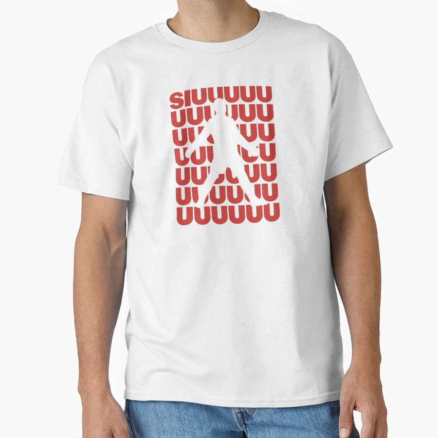 Siuuuuuu Ronaldo T-Shirt - Novelty Apparel Men Women - T-Shirt, Sweatshirt, Hoodie
