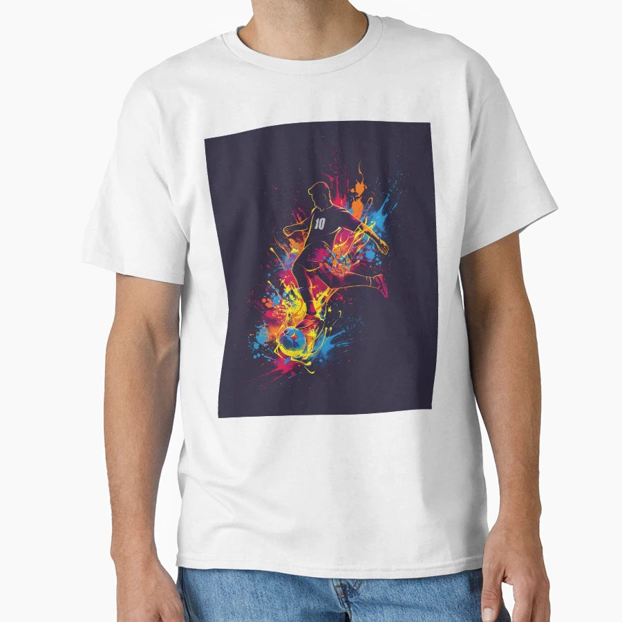Football Player T-Shirt - Unique Graphic for Adults - T-Shirt, Sweatshirt, Hoodie