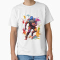 Football Player Run T-Shirt - Aesthetic Graphic Men Women - T-Shirt, Sweatshirt, Hoodie