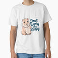 Cartoon Capybara Don't Worry Be Cappy by MaateoDesign - Adult & Kids T-Shirts, Sweatshirts & Hoodies apparel design preview 1