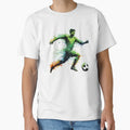 Soccer Football Ink Art T-Shirt - Casual Everyday Wear for Adults - T-Shirt, Sweatshirt, Hoodie