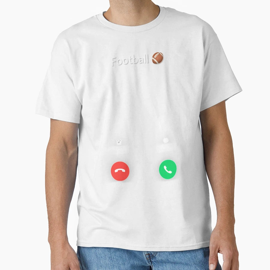 Football Is Calling T-Shirt - Custom Art Print for Adults - T-Shirt, Sweatshirt, Hoodie