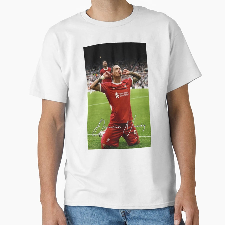 Darwin Nunez T-Shirt - Custom Art Print Men Women - T-Shirt, Sweatshirt, Hoodie