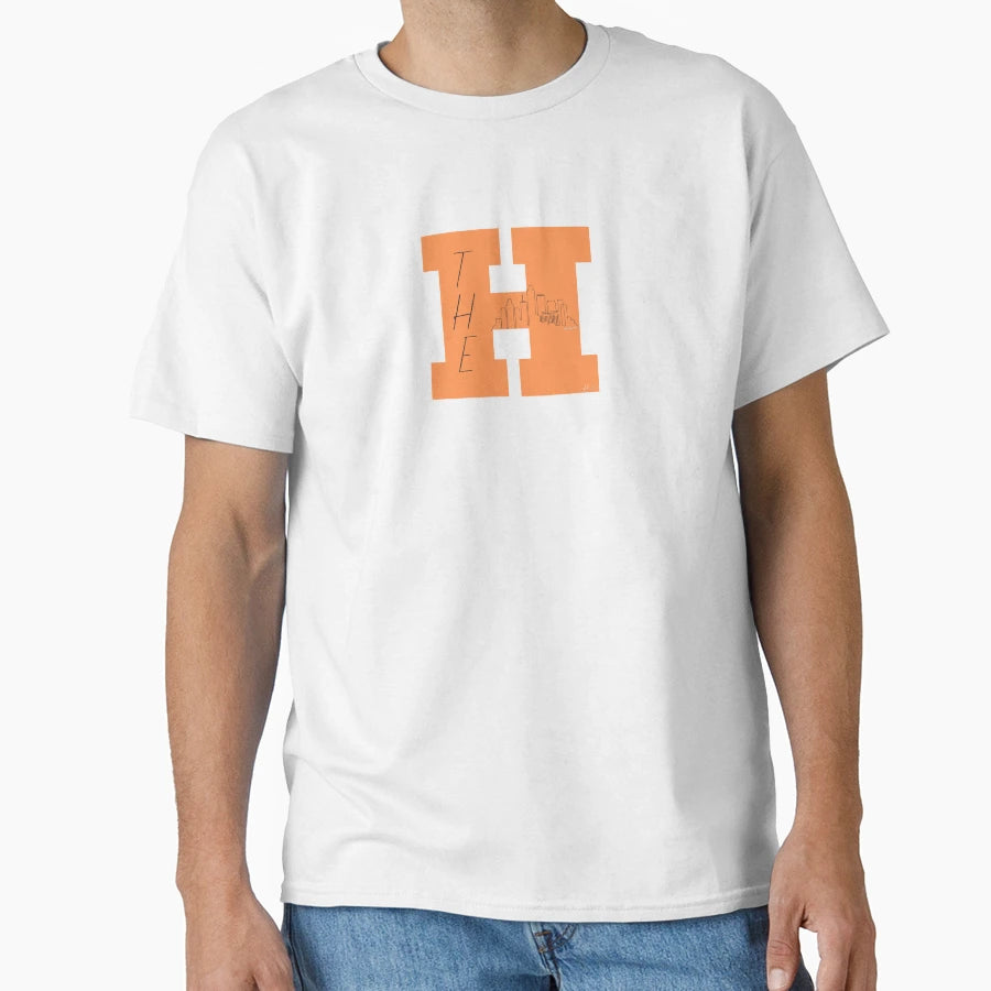H Houston Skyline Theh Be Someone H T-Shirt - Trendy Graphic for Adults - T-Shirt, Sweatshirt, Hoodie