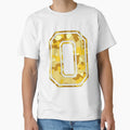 Team Sports Uniform Number 0 Yellow T-Shirt - Streetwear Style Unisex - T-Shirt, Sweatshirt, Hoodie
