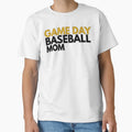 Game Day Baseball Mom Funny Gift T-Shirt - Minimalist Print Men Women - T-Shirt, Sweatshirt, Hoodie