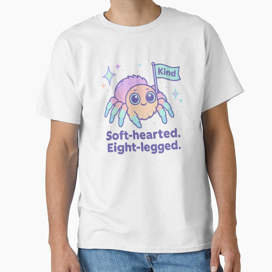 Soft-Hearted, Eight-Legged Tarantula Positive - Adult & Kids T-Shirts, Sweatshirts & Hoodies apparel design preview 1
