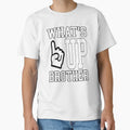Funny Sketch Streamer Whats Up Brother T-Shirt - Minimalist Print Unisex - T-Shirt, Sweatshirt, Hoodie