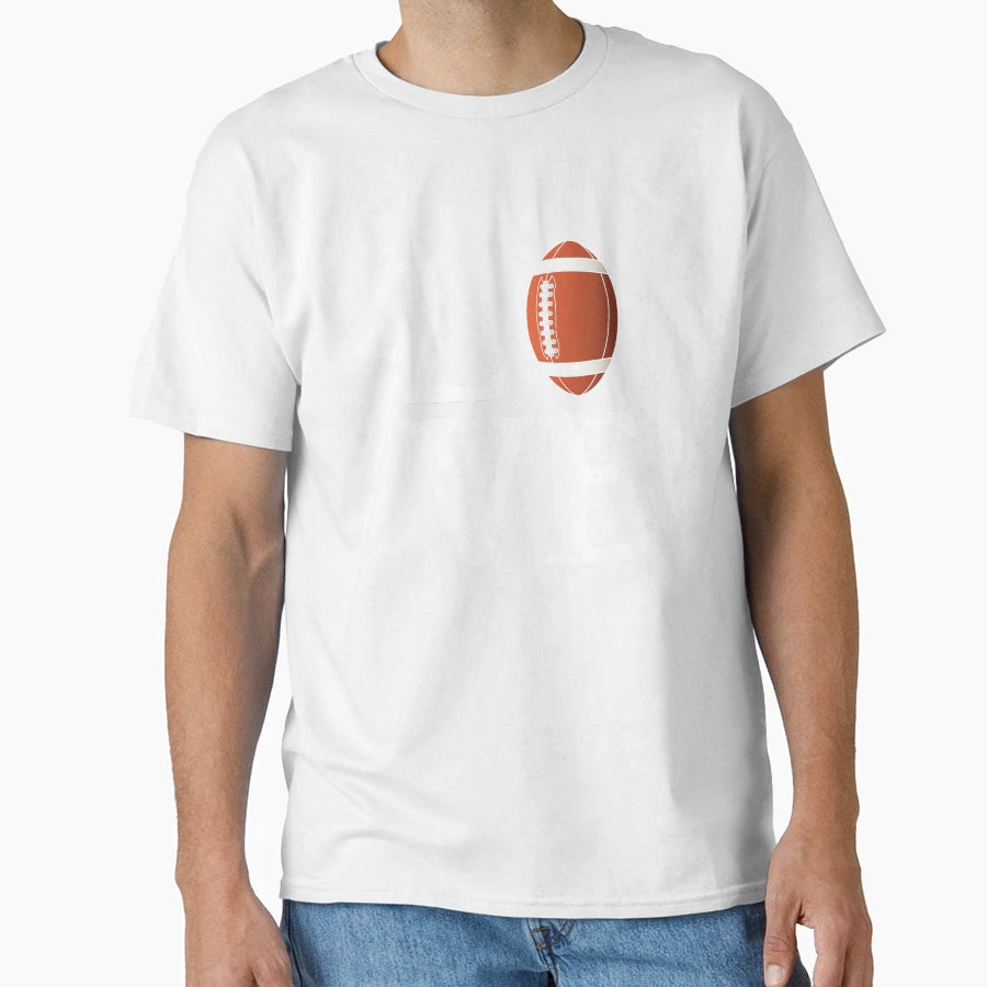 Love Football T-Shirt - Aesthetic Graphic Unisex - T-Shirt, Sweatshirt, Hoodie