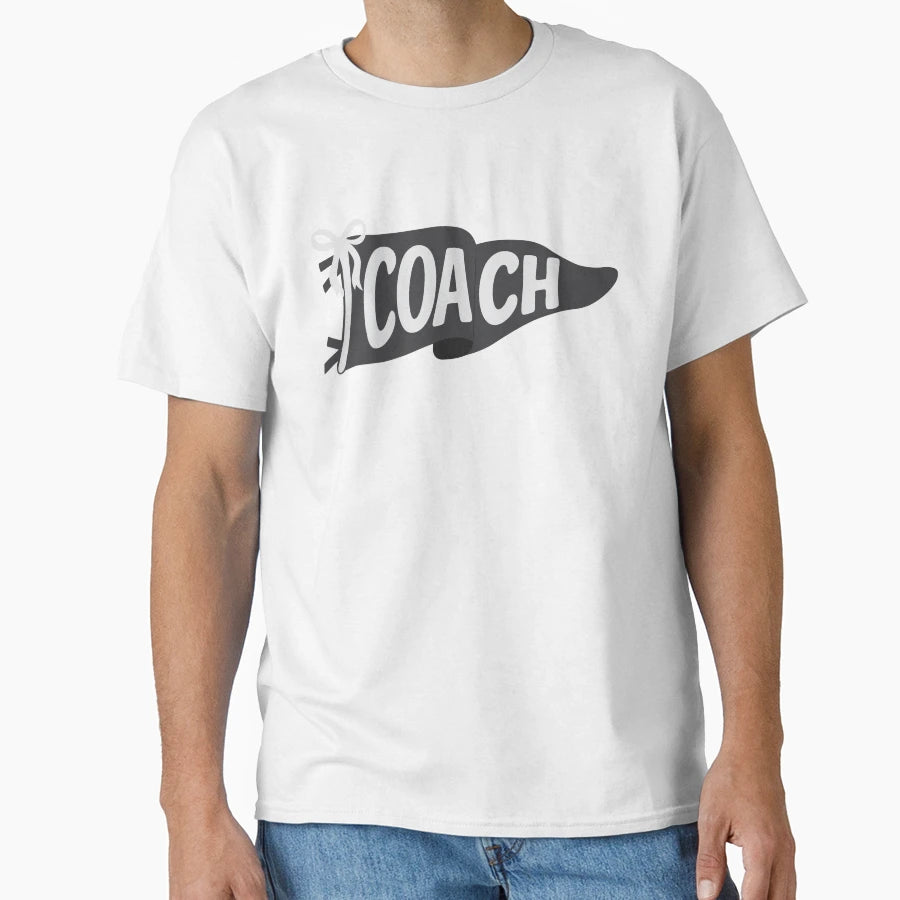 Coach Pennant Flag Black T-Shirt - Casual Everyday Wear Unisex - T-Shirt, Sweatshirt, Hoodie