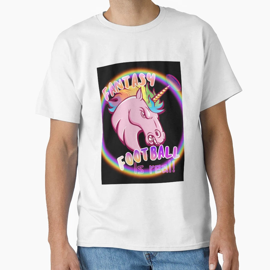 Fantasy Football Is Real T-Shirt - Unique Graphic Unisex - T-Shirt, Sweatshirt, Hoodie