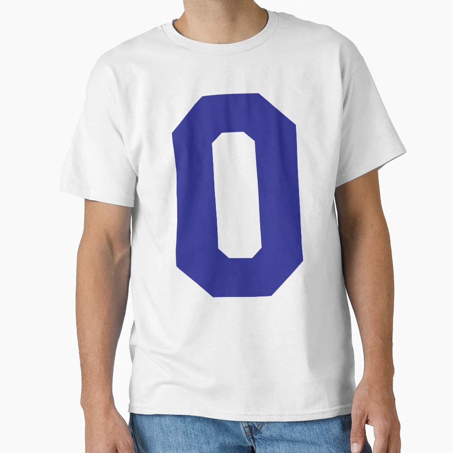 Alphabet Blue O Sports Letter O T-Shirt - Streetwear Style for Adults - T-Shirt, Sweatshirt, Hoodie