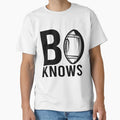 Bo Knows Ball Black Text T-Shirt - Graphic Print Men Women - T-Shirt, Sweatshirt, Hoodie