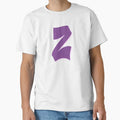 Purple Graffiti Letter Z T-Shirt - Casual Everyday Wear Men Women - T-Shirt, Sweatshirt, Hoodie