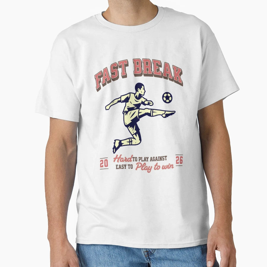 Soccer Team Fast Break T-Shirt - Trendy Graphic for Adults - T-Shirt, Sweatshirt, Hoodie