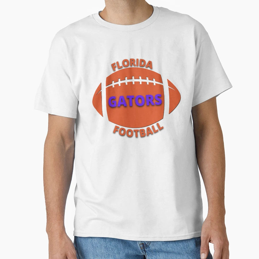 Florida Gator Football 3D Letters T-Shirt - Casual Everyday Wear Men Women - T-Shirt, Sweatshirt, Hoodie