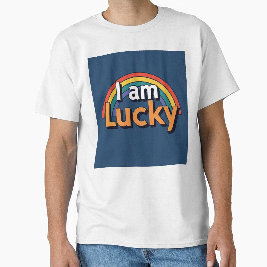Positive quote in rainbow background by Heaven1111 - Adult & Kids T-Shirts, Sweatshirts & Hoodies apparel design preview 1