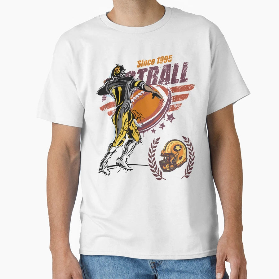 Deadfamous American Football T-Shirt - Custom Art Print for Adults - T-Shirt, Sweatshirt, Hoodie