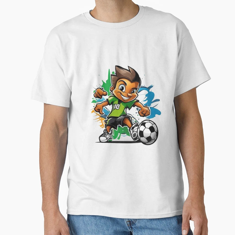 Animated Soccer Legends Epic Field T-Shirt - Novelty Apparel Unisex - T-Shirt, Sweatshirt, Hoodie