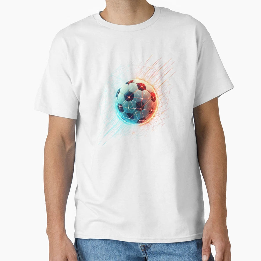 Football Soccer Nexus Electric T-Shirt - Fun Novelty Design for Adults - T-Shirt, Sweatshirt, Hoodie