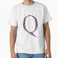 Letter Q Americana Stars Old Glory Red T-Shirt - Unique Graphic Men Women - T-Shirt, Sweatshirt, Hoodie
