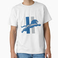 Detroit Logo Lions Inspired T-Shirt - Novelty Apparel Unisex - T-Shirt, Sweatshirt, Hoodie