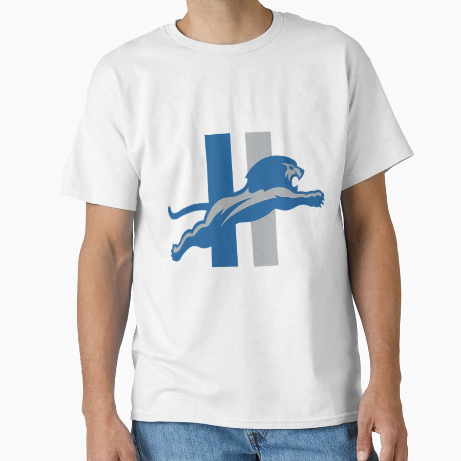 Detroit Logo Lions Inspired T-Shirt - Novelty Apparel Unisex - T-Shirt, Sweatshirt, Hoodie